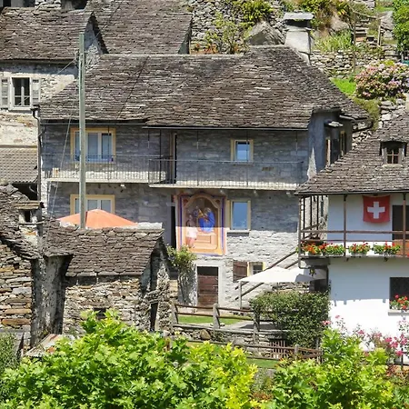 Rustico Luchessa Valle Verzasca Alpesi faház *