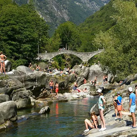 Rustico Luchessa Valle Verzasca Alpesi faház *