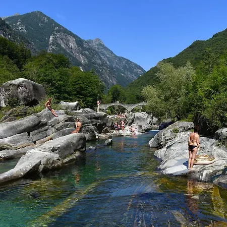 Rustico Luchessa Valle Verzasca Alpesi faház *